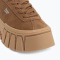 Women's shoes Tommy Jeans Platform Sneaker Suede warm khaki 7