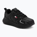 Men's shoes Tommy Jeans Runn Leather triple black