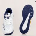 Men's volleyball shoes Mizuno Thunder Blade Z white / blue ribbon / mp gold 10