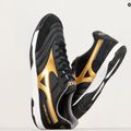 Mizuno Morelia Sala Classic IN black/gold/dark shadow men's football boots 14