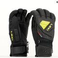 Men's Ski Gloves LEKI WCR C-Tech 3D black ice/lemon 9