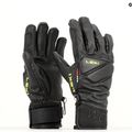 Men's Ski Gloves LEKI WCR Venom Speed 3D black ice/lemon 7