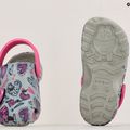 Coqui Little Frog mid.grey/fuchsia love/amulet children's sandals 14