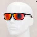 Nike Adrenaline 22 M matte black/university red/grey w/red lens sunglasses 12