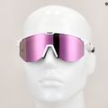 Bliz Hero S3 matt white/brown pink multi cycling glasses 13