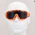 Bliz Vision S3 matt neon orange/smoke cycling glasses 11