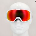 UVEX Xcitd CV S2 ski goggles white matt/morror rose/colorvision green 6