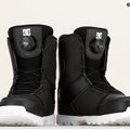 Children's snowboard boots DC Youth Scout Jr black/white 8