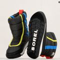 Sorel Outh Whitney II Puffy Mid jet/black children's snow boots 16