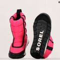 Sorel Outh Whitney II Puffy Mid cactus pink/black children's snow boots 16