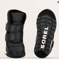 Sorel Whitney II Strap WP junior snow boots black/sea salt 16