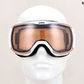UVEX Downhill 2100 V ski goggles white matt/mirror silver/variomatic clear 6