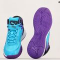 Men's basketball shoes PUMA Playmaker Pro Mid purple glimmer/bright aqua/strong gray/white 16