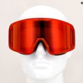 Oakley Line Miner matte b1b redline/prizm torch iridium ski goggles 7