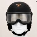 Women's ski helmet Rossignol Allspeed Visor Imp Photo black 12