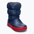 Crocs Winter Puff Kids snow boots navy/red