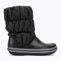 Women's Crocs Winter Puff black/charcoal snow boots 2
