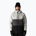 Men's 686 Smarty 3-in-1 Form white heather colourblock snowboard jacket