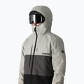 Men's 686 Smarty 3-in-1 Form white heather colourblock snowboard jacket 4