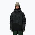 Men's snowboard jacket 686 Geo Insulated black hemisphere