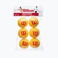 Children's tennis balls Wilson Starter Tour Foam Tball 6 pcs yellow WRZ259300