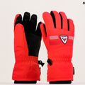 Rossignol Jr Roc Impr G sports red children's ski glove 6