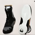Venum Elite Boxing shoes black/white/gold 8