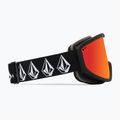 Volcom Footprints ski goggles matte black stone/red chrome/yellow 4