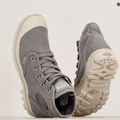 Women's Palladium Pampa HI gray flannel shoes 15