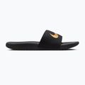 Kidsʼ Nike Kawa slides black/metallic gold