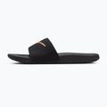 Kidsʼ Nike Kawa slides black/metallic gold 2