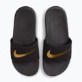 Kidsʼ Nike Kawa slides black/metallic gold 5