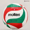 Molten volleyball V5M1500-5 white/green/red size 5 5