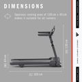 Electric treadmill adidas T-24C Folding Treadmill black 15