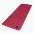 Fitness mat adidas Yoga 4 mm collegiate burgundy 2
