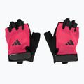 Training gloves adidas Essential Training pink mesh 2