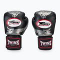 Twins Special FBGVL3-23 Dragon silver boxing gloves