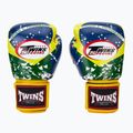 Twins Special FBGVL3-44 Brasil yellow/red/blue boxing gloves