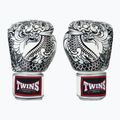 Twins Special Fancy FBGVL3-52 white/silver boxing gloves