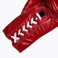 Fairtex Pro Competition Boxing Gloves Locked Thumb Leather red 6