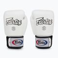 Fairtex Universal "Tight-Fit" Design white boxing gloves 2