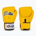 Fairtex Universal "Tight-Fit" Design yellow boxing gloves