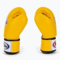 Fairtex Universal "Tight-Fit" Design yellow boxing gloves 4
