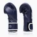 Fairtex Microfiber blue boxing gloves 3