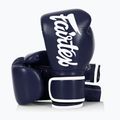 Fairtex Microfiber blue boxing gloves 4