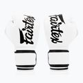 Fairtex Microfiber white boxing gloves