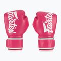 Fairtex Microfiber pink/white bosker's gloves 2