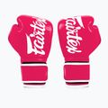 Fairtex Microfiber pink/white bosker's gloves