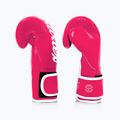 Fairtex Microfiber pink/white bosker's gloves 3