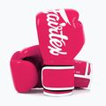 Fairtex Microfiber pink/white bosker's gloves 4